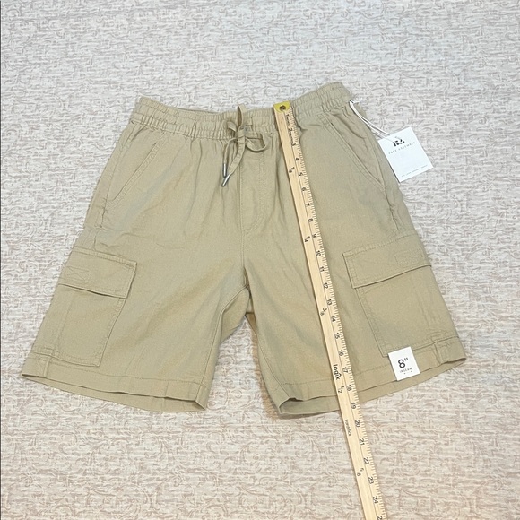 Free Assembly Men’s Linen Blend Pull On Cargo Shorts size S - Picture 6 of 9
